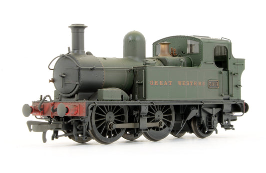 Pre-Owned Class 58XX 5814 0-4-2T GWR Unlined Green Steam Locomotive (Weathered)
