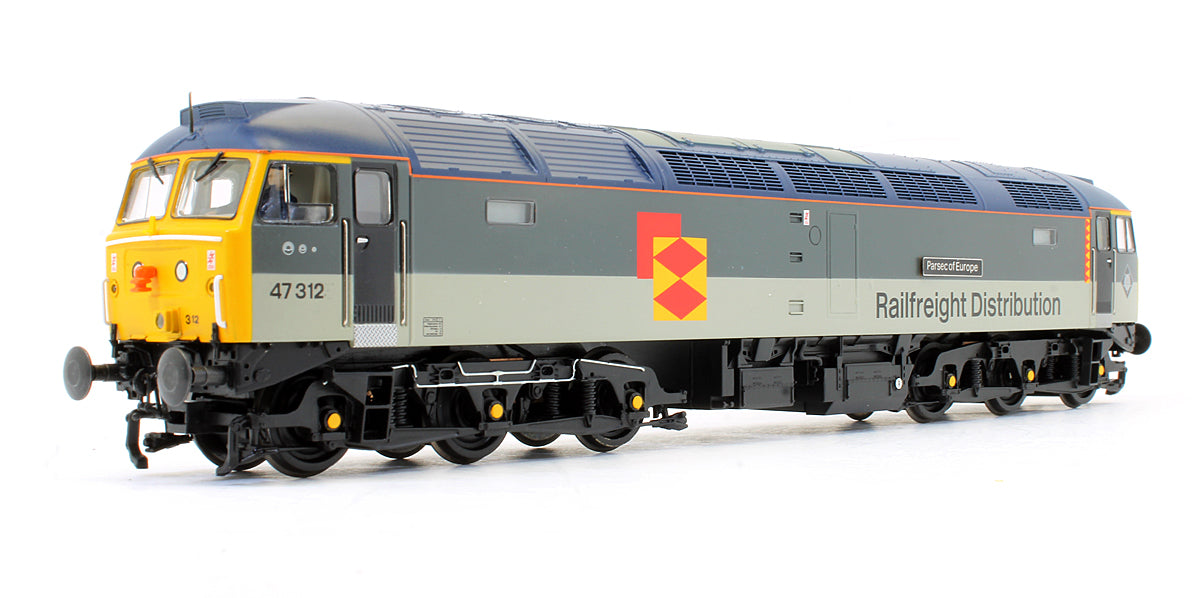 Pre-Owned Class 47186 'Parsec Of Europe' Railfreight Distribution Diesel Locomotive (Renamed & Numbered)