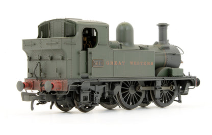 Pre-Owned H1402 Class 58XX 5814 0-4-2T GWR Unlined Green Steam Locomotive (Weathered)