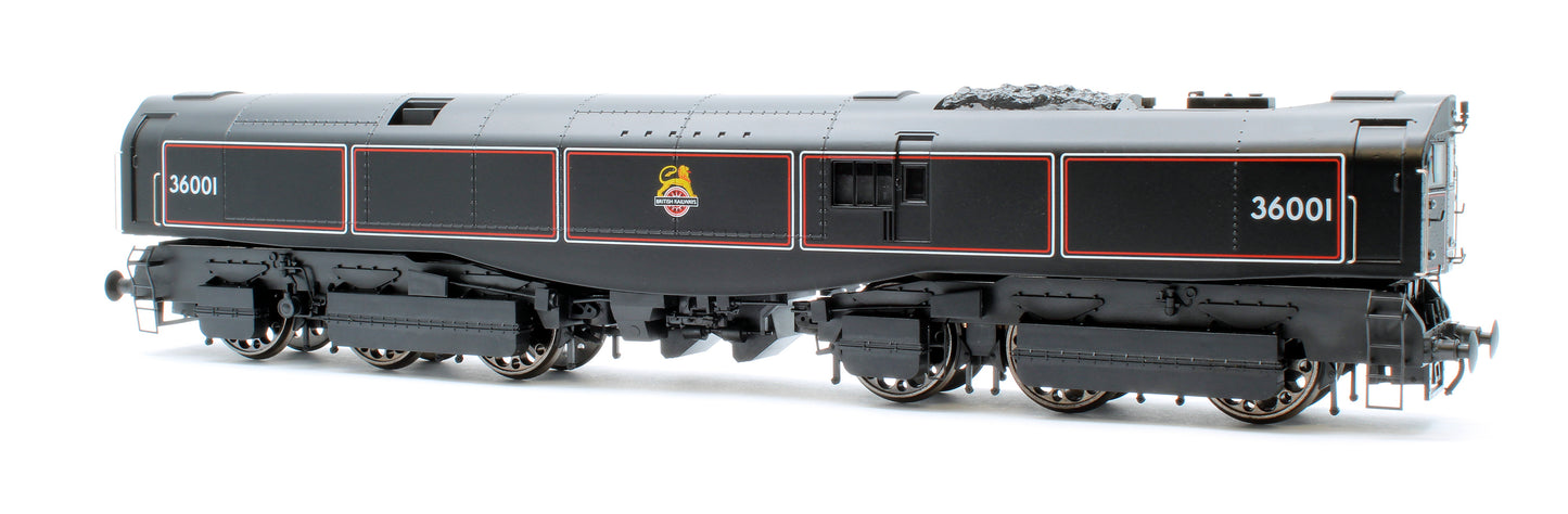 SR Bulleid "The Leader" BR Black (Early Crest) 0-6-6-0 Articulated Steam Locomotive - DCC Fitted