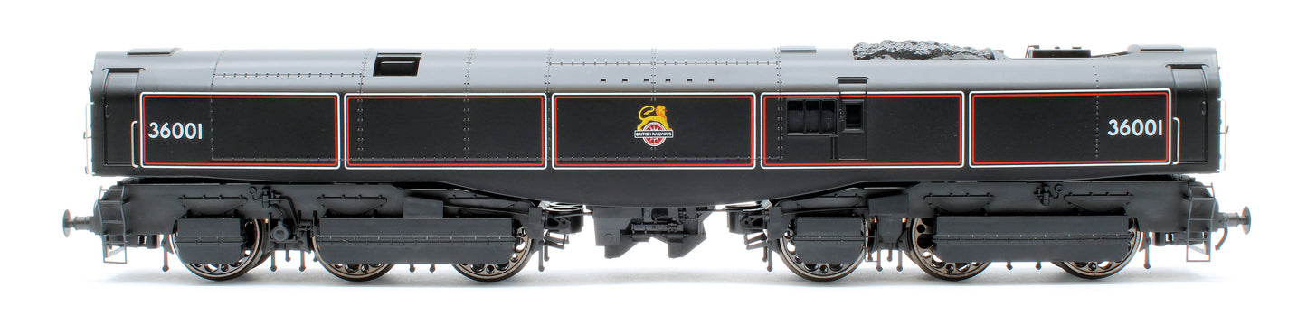 SR Bulleid "The Leader" BR Black (Early Crest) 0-6-6-0 Articulated Steam Locomotive - DCC Sound