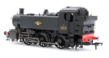 BR 15xx Pannier Tank - 1504 Unlined Black Late Crest - Steam Tank Locomotive