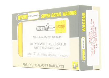 Pre-Owned The White Ventilated Van 'WCC' - Limited Edition