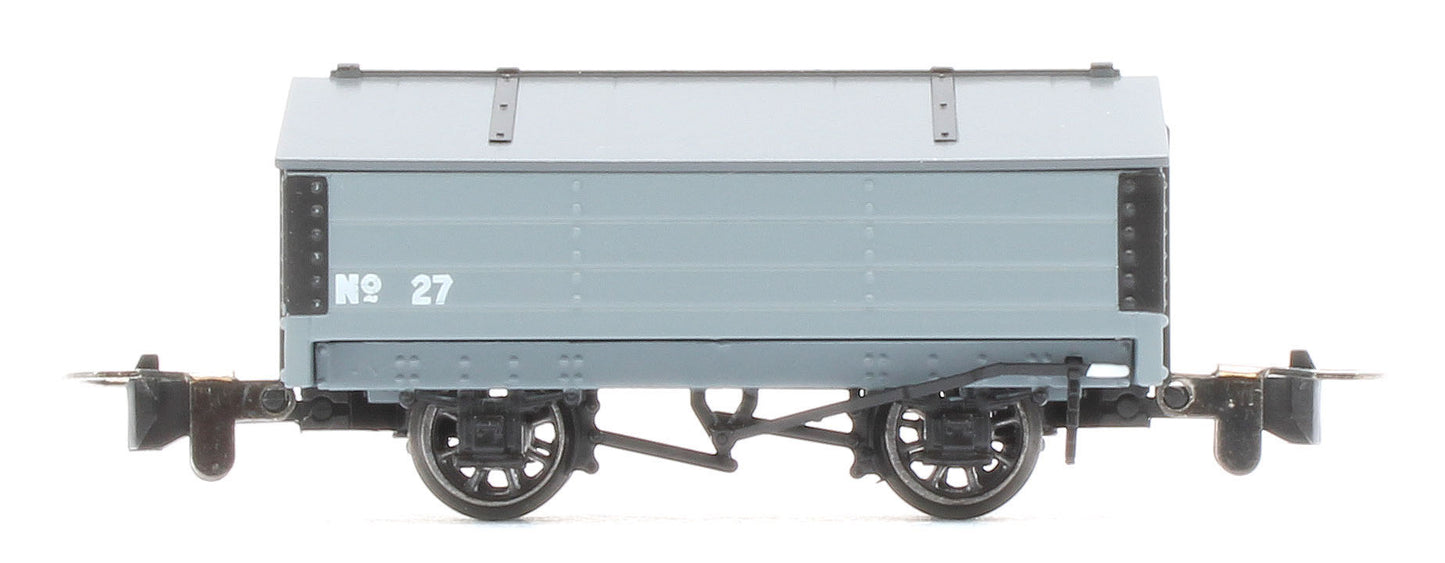 990403 Peaked Roof Van - Plain Grey No.27