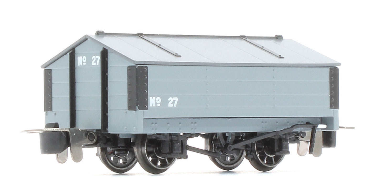 990403 Peaked Roof Van - Plain Grey No.27