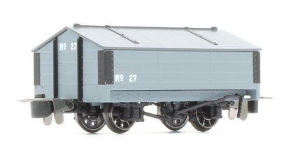 990403 Peaked Roof Van - Plain Grey No.27