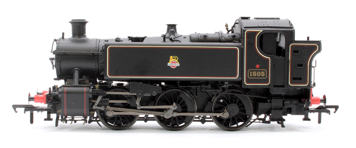 Pre-Owned BR 15xx Pannier Tank - 1505 Lined Black Early Crest - Steam Tank Locomotive - DCC Sound