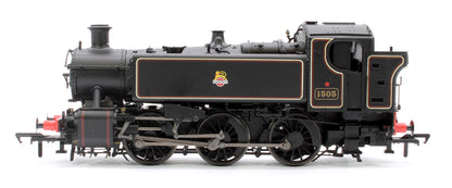 BR 15xx Pannier Tank - 1505 Lined Black Early Crest - Steam Tank Locomotive