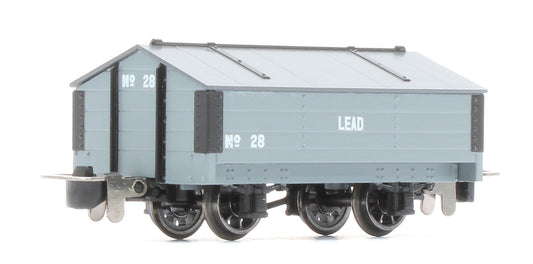 990404 Peaked Roof Van - Grey 'Lead' No.28