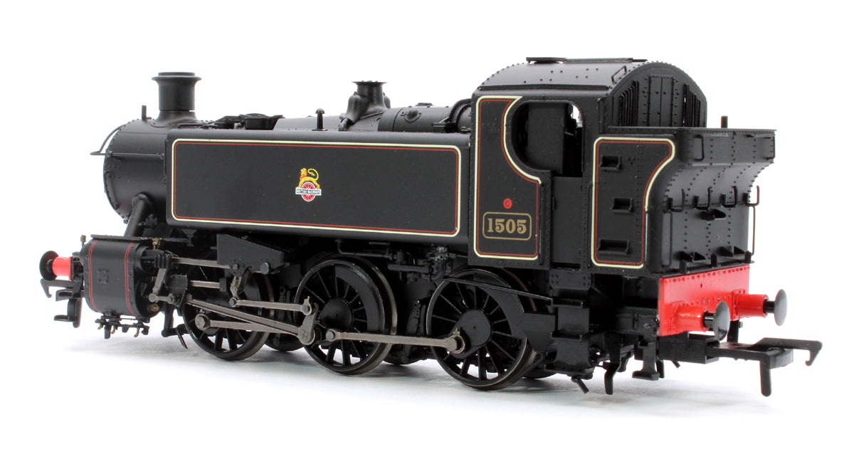 Pre-Owned BR 15xx Pannier Tank - 1505 Lined Black Early Crest - Steam Tank Locomotive - DCC Sound