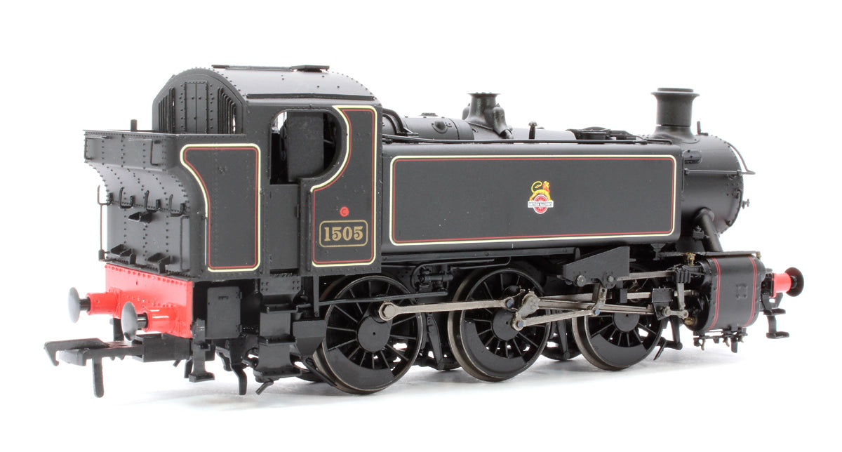 BR 15xx Pannier Tank - 1505 Lined Black Early Crest - Steam Tank Locomotive - DCC Sound