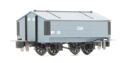 990404 Peaked Roof Van - Grey 'Lead' No.28