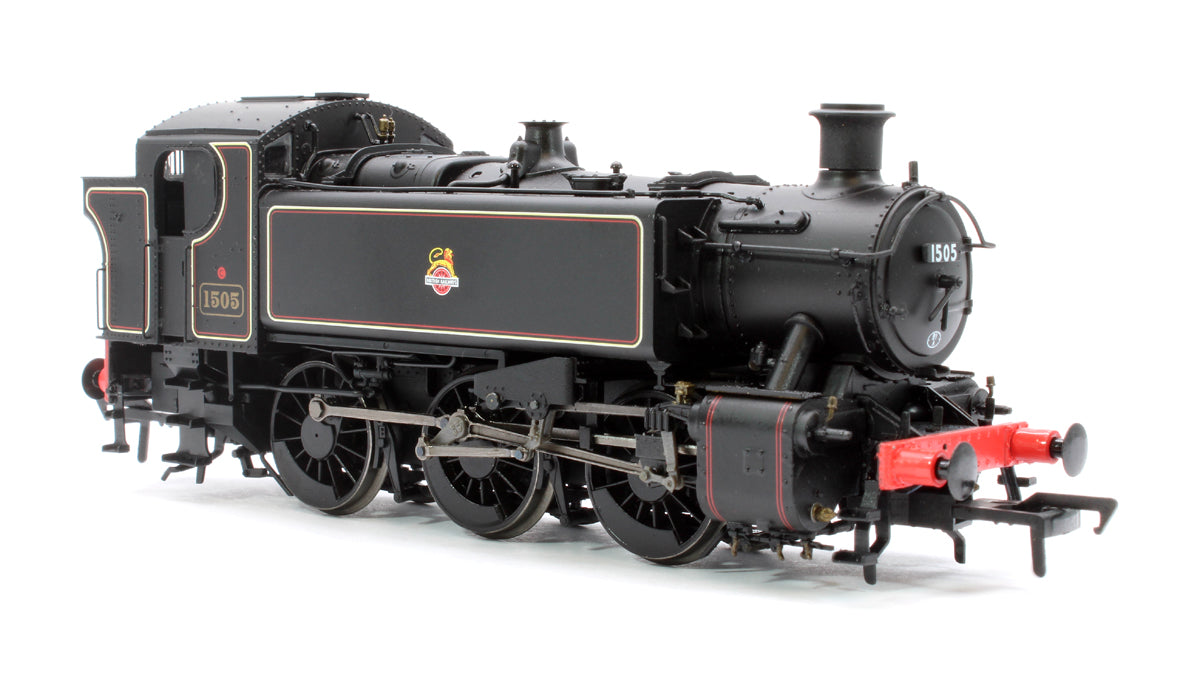 BR 15xx Pannier Tank - 1505 Lined Black Early Crest - Steam Tank Locomotive - DCC Sound