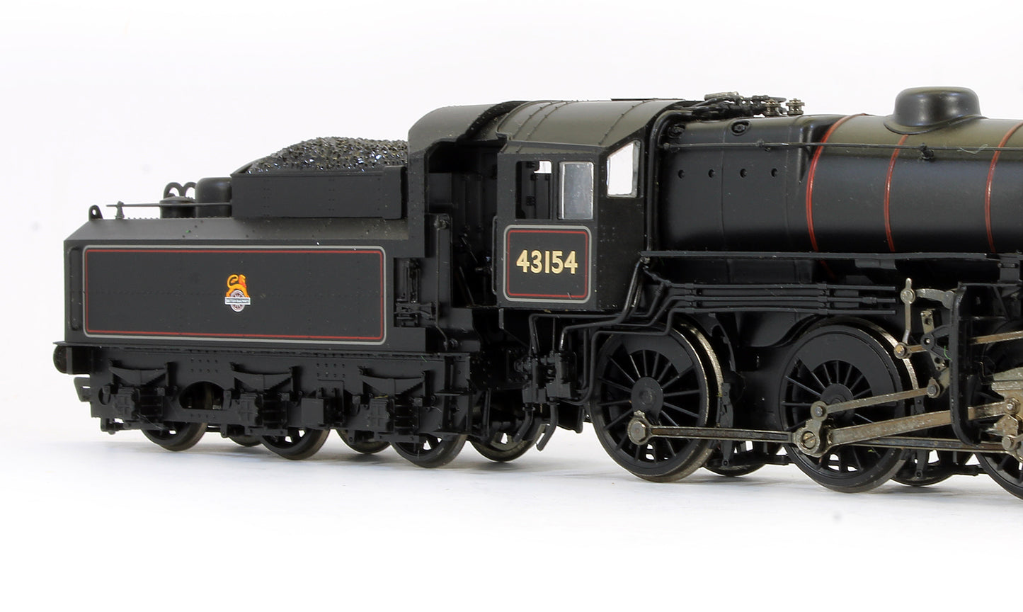 Pre-Owned Ivatt Class 2 2-6-0 43154 With Tablet Catcher E/Emblem Steam Locomotive (DCC Fitted)