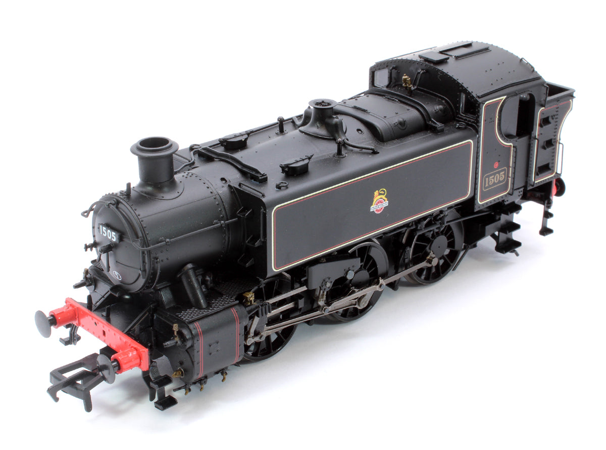 Pre-Owned BR 15xx Pannier Tank - 1505 Lined Black Early Crest - Steam Tank Locomotive - DCC Sound