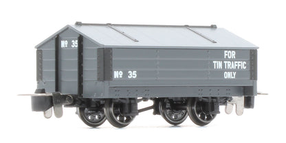 990407 Peaked Roof Van - Dark Grey 'Tin' No.35