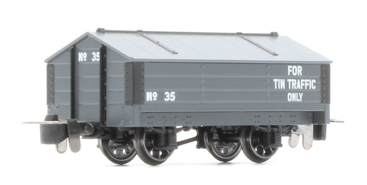 990407 Peaked Roof Van - Dark Grey 'Tin' No.35