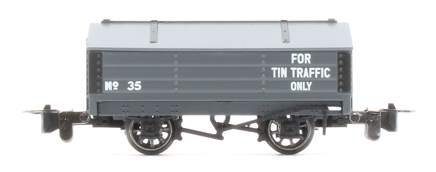 990407 Peaked Roof Van - Dark Grey 'Tin' No.35