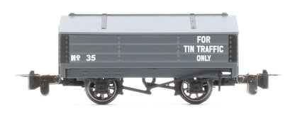 990407 Peaked Roof Van - Dark Grey 'Tin' No.35