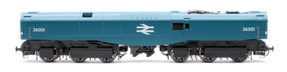 Pre-Owned LEAD-OO-R-BLUE SR Bulleid "The Leader" BR Blue 0-6-6-0 Articulated Steam Locomotive