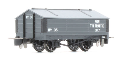 990407 Peaked Roof Van - Dark Grey 'Tin' No.35