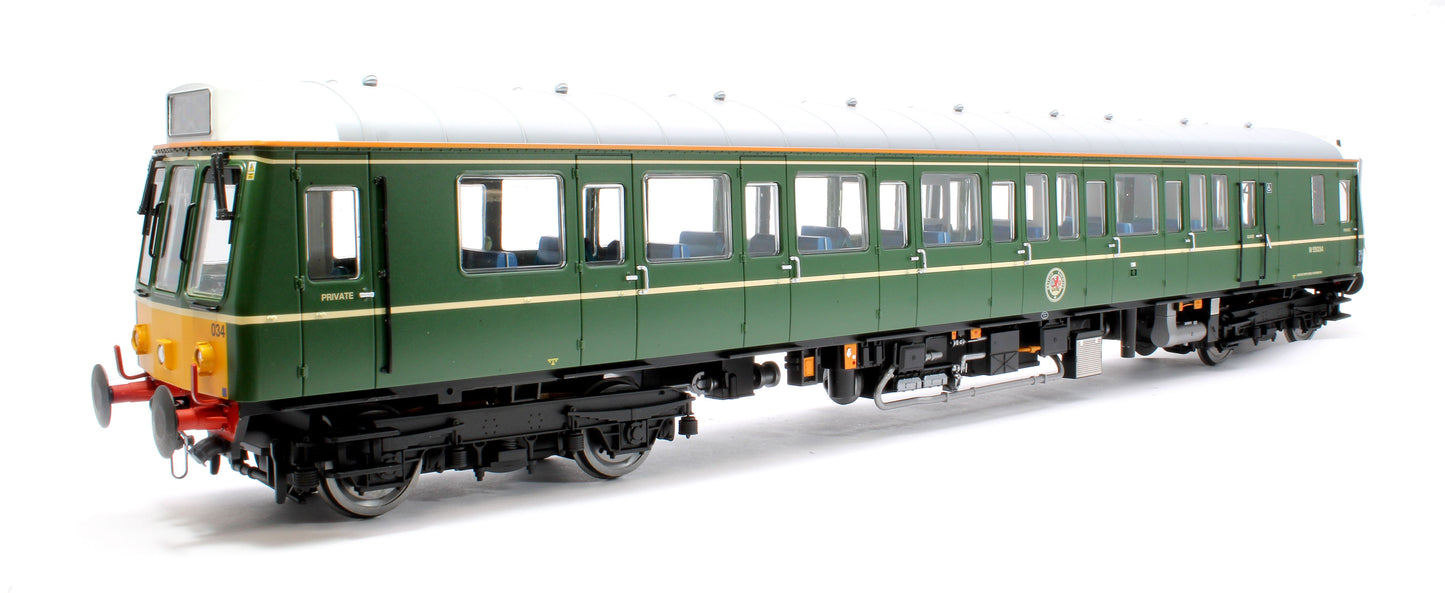 Class 121 W55034 Chiltern Heritage Green Small Yellow Panels DMU - DCC Fitted