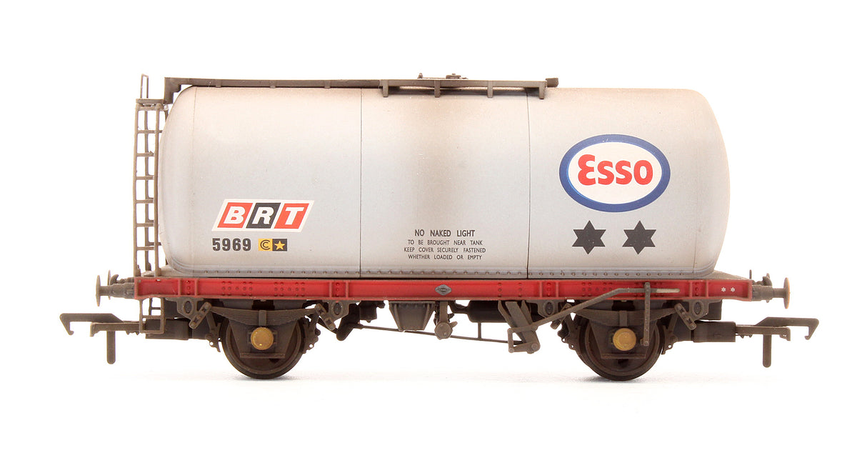 Pre-Owned TTA Tank Wagon Esso Grey '5969' - Custom Weathered