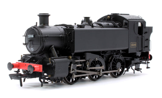 BR 15xx Pannier Tank - 1506 Unlined Black No Crest - Steam Tank Locomotive - DCC Sound