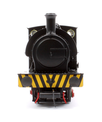 16” Hunslet "Clement", NCB Brodsworth Colliery black with yellow stripes, No. 1983 - Steam Tank Locomotive - DCC Sound