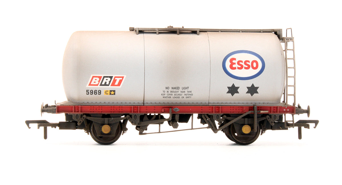 Pre-Owned TTA Tank Wagon Esso Grey '5969' - Custom Weathered