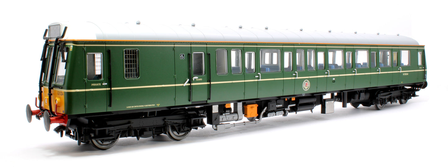 Class 121 W55034 Chiltern Heritage Green Small Yellow Panels DMU