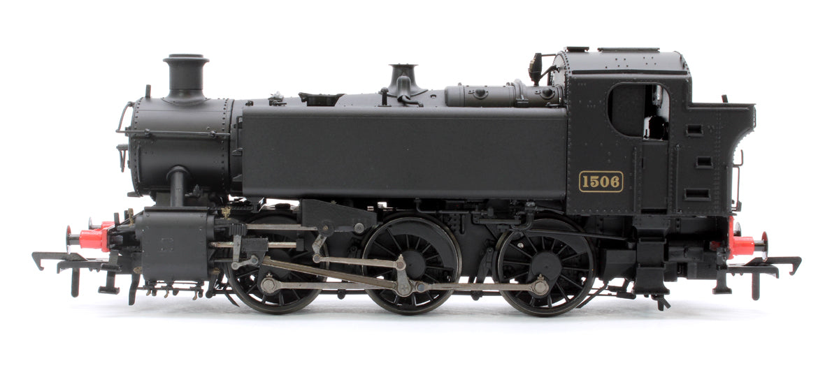 BR 15xx Pannier Tank - 1506 Unlined Black No Crest - Steam Tank Locomotive