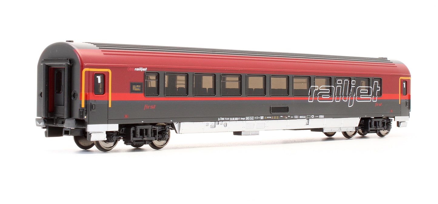 Pre-Owned 57642 OBB Railjet 1st Class Coach 73 81 19-90 606-8