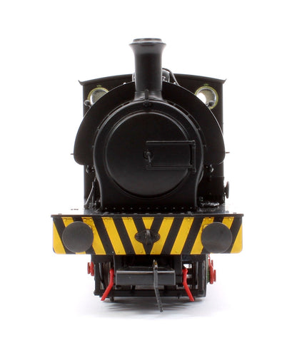 Pre-Owned 16” Hunslet "Clement", NCB Brodsworth Colliery black with yellow stripes, No. 1983 - Steam Tank Locomotive