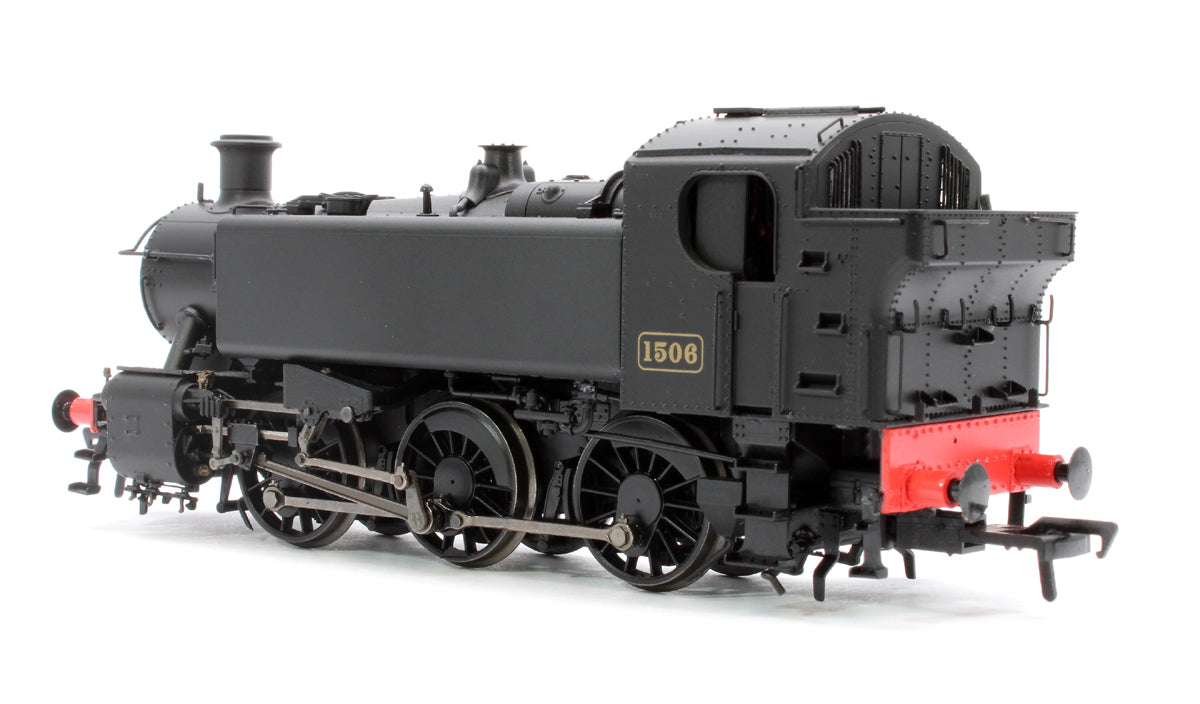 BR 15xx Pannier Tank - 1506 Unlined Black No Crest - Steam Tank Locomotive