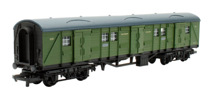 Pre-Owned R4056 SR Bogie Luggage Van (Olive Green) '2291'