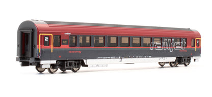 Pre-Owned 57643 OBB Railjet 2nd Class Coach 73 81 22-90 350-8