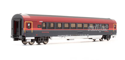 Pre-Owned 57643 OBB Railjet 2nd Class Coach 73 81 22-90 350-8