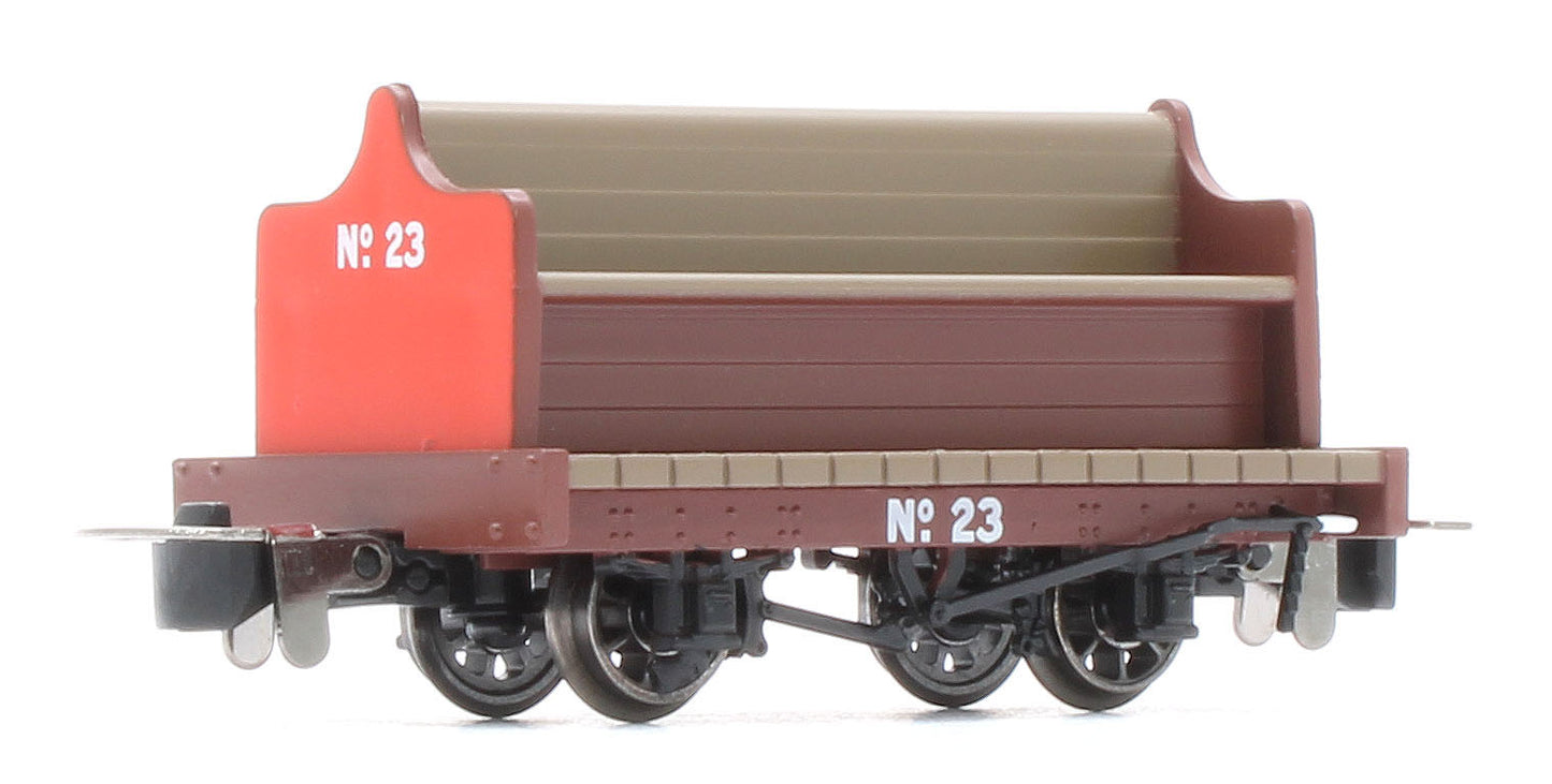 990502 Manrider - Brown with Red Ends No.23