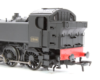 BR 15xx Pannier Tank - 1506 Unlined Black No Crest - Steam Tank Locomotive