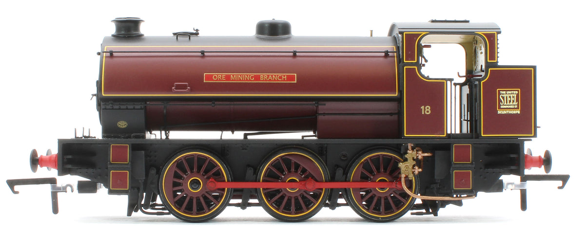ACC3099 Hunslet 'Austerity' 0-6-0 Saddle Tank United Steel Company 'Ore Mining Branch' No.18 Steam Locomotive