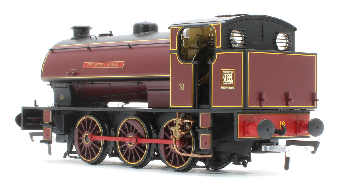 ACC3099 Hunslet 'Austerity' 0-6-0 Saddle Tank United Steel Company 'Ore Mining Branch' No.18 Steam Locomotive