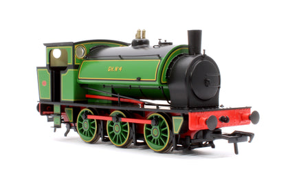 16” Hunslet No. 4, Glasshoughton Colliery Lined Green, Stovepipe Chimney, No. 3855 - DCC Sound
