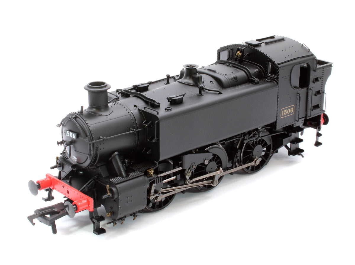 BR 15xx Pannier Tank - 1506 Unlined Black No Crest - Steam Tank Locomotive