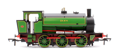16” Hunslet No. 4, Glasshoughton Colliery Lined Green, Stovepipe Chimney, No. 3855 - DCC Sound