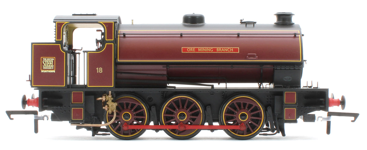 ACC3099 Hunslet 'Austerity' 0-6-0 Saddle Tank United Steel Company 'Ore Mining Branch' No.18 Steam Locomotive