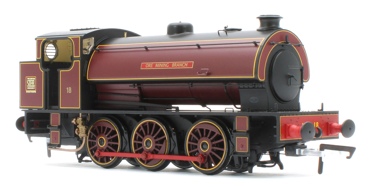 ACC3099 Hunslet 'Austerity' 0-6-0 Saddle Tank United Steel Company 'Ore Mining Branch' No.18 Steam Locomotive