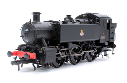 BR 15xx Pannier Tank - 1500 Unlined Black Early Crest - Steam Tank Locomotive