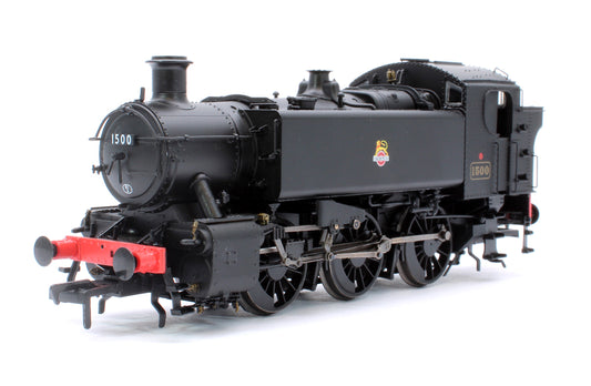 BR 15xx Pannier Tank - 1500 Unlined Black Early Crest - Steam Tank Locomotive - DCC Sound