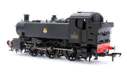 BR 15xx Pannier Tank - 1500 Unlined Black Early Crest - Steam Tank Locomotive